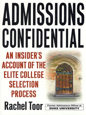 cover image of Admissions Confidential